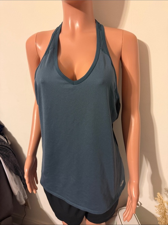 Tops - Women’s Blue Halter Active Tank Top